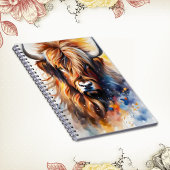 Schottisches Hochlandrind Notizblock