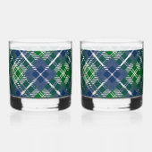 Schottisches Kariert Whiskyglas (Rechts)
