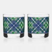 Schottisches Kariert Whiskyglas (Links)