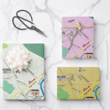 Schottisches Kartenverpackungspapier