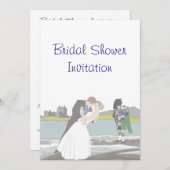 Schottisches, keltisches einladung (Vorne/Hinten)