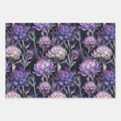 Schottisches Lila Geschenkpapier Set (Vorderseite)