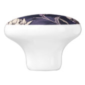 Schottisches Lila Keramikknauf (Seitenansicht)