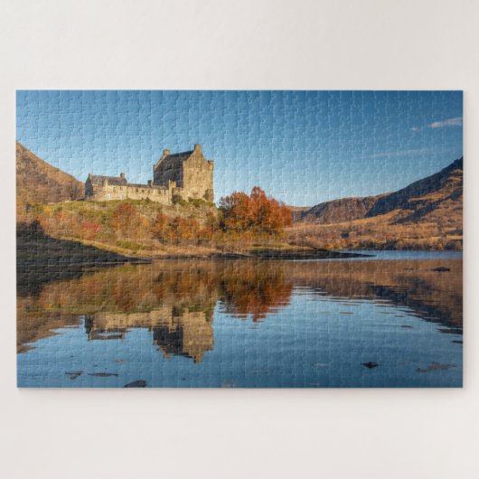 Schottisches Loch-Reflexions-Puzzle Puzzle (Horizontal)