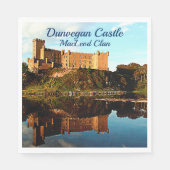 Schottisches MacLeod Clans Dunvegan Castle Foto Serviette (Vorderseite)