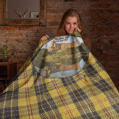 Schottisches MacLeod Clans Schloss Sherpa Blanket Sherpadecke