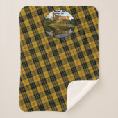 Schottisches MacLeod Clans Schloss Sherpa Blanket Sherpadecke (Vorderseite)