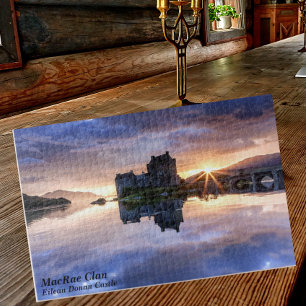 Schottisches MacRae Clans Eilean Donan Castle Puzz Puzzle