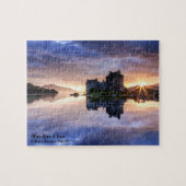 Schottisches MacRae Clans Eilean Donan Castle Puzz Puzzle (Horizontal)