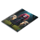 Schottisches Mädchen Notizblock (Linke Seite)