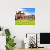 Schottisches Maxwell Clans Caerlaverock Castle Pos Poster (Heimbüro)