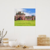 Schottisches Maxwell Clans Caerlaverock Castle Pos Poster (Küche)