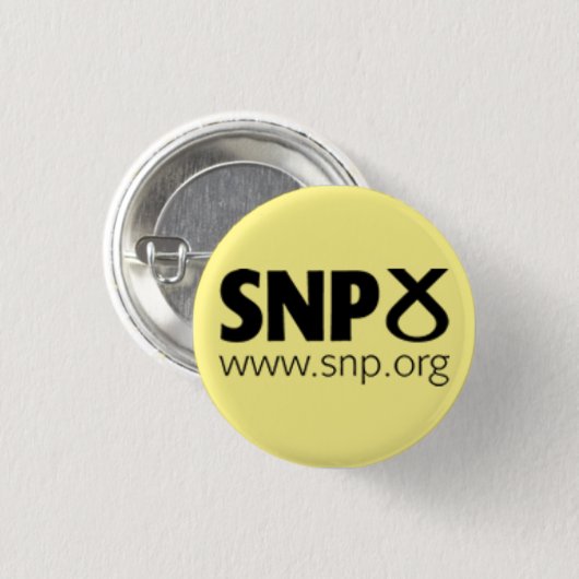 Schottisches nationales Party- (SNP)Logo Button (Vorne & Hinten)