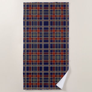 schottisches Plaid-Strandtuch Strandtuch