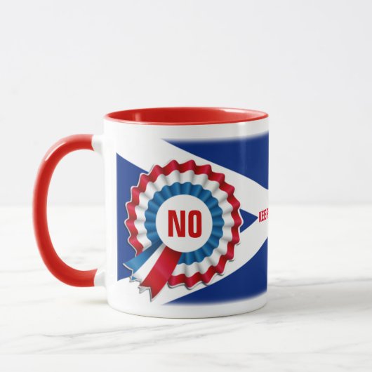 Schottisches Referendum ~ Ringer-Tasse Tasse (Links)