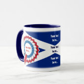 Schottisches Referendum ~ Ringer-Tasse Tasse (Vorderseite Links)
