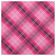 Schottisches rosa kariert, diagonales Gewebe
