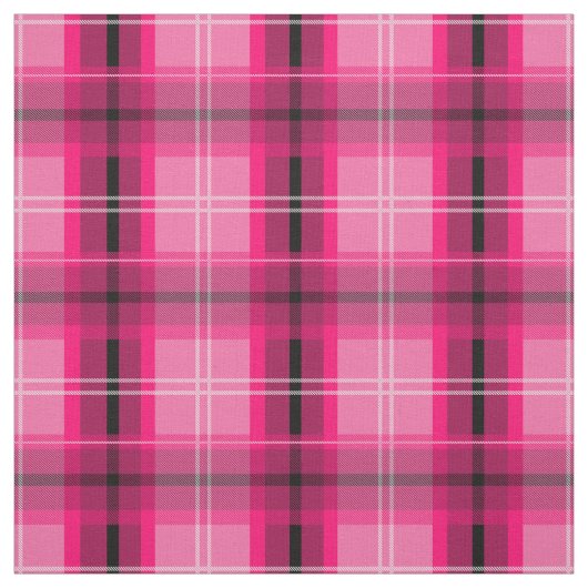 Schottisches Rosa kariert, Stoff (Muster)