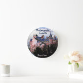 Schottisches Ross Clans Balnagown Schloss Keepake Runde Wanduhr (Zuhause)
