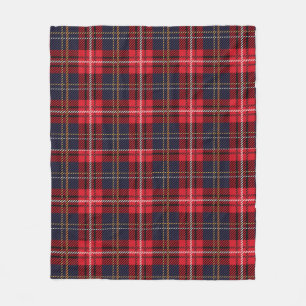 Schottisches Royal Modern Tartan Fleecedecke