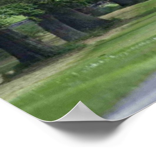 Schottisches Schloss Poster (Ecke)