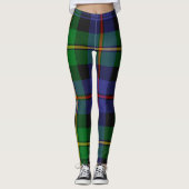 Schottisches Schottenmuster Leggings (Vorderseite)