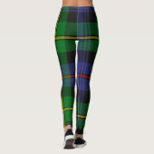 Schottisches Schottenmuster Leggings (Rückseite)