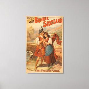 Schottisches Spiel 2 Bonnies Schottland Sidney-R. Leinwanddruck