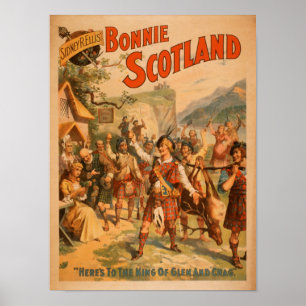 Schottisches Spiel 2 Bonnies Schottland Sidney-R. Poster
