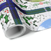 Schottisches Sutherland Clan Dunrobin Castle Tarta Geschenkpapier (Rolleneckpunkt)