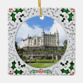 Schottisches Sutherland Clan Dunrobin Castle Weihn Keramikornament (Vorderseite)