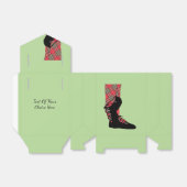 Schottisches tanzendes FüßeTartan Peraonalized Geschenkschachtel (Ungefaltet)