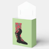 Schottisches tanzendes FüßeTartan Peraonalized Geschenkschachtel (Geöffnet)