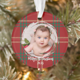 Schottisches Tartan Heritage Ornament anpassbar
