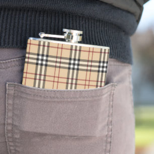 Schottisches Tartan-Muster     Flachmann