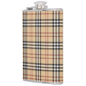 Schottisches Tartan-Muster     Flachmann (Links)