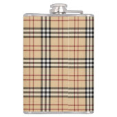 Schottisches Tartan-Muster     Flachmann (Rückseite)
