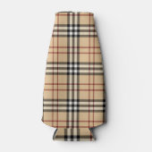 Schottisches Tartan-Muster Flaschenkühler (Vorderseite)