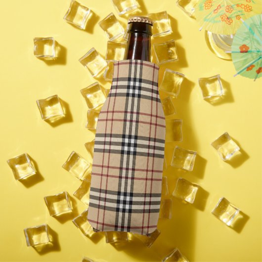 Schottisches Tartan-Muster Flaschenkühler (In Situ Sommer)