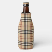 Schottisches Tartan-Muster Flaschenkühler (Flaschenvorderseite)