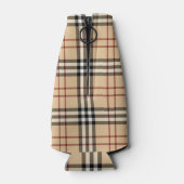 Schottisches Tartan-Muster Flaschenkühler (Rückseite)