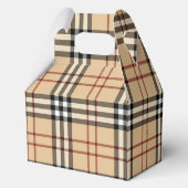 Schottisches Tartan-Muster Geschenkschachtel (Rückseite)