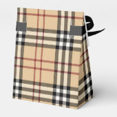 Schottisches Tartan-Muster Geschenkschachtel (Rückseite)