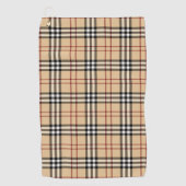 Schottisches Tartan-Muster Golfhandtuch (Vorderseite)