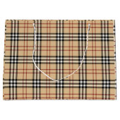 Schottisches Tartan-Muster     Große Geschenktüte (Vorderseite)