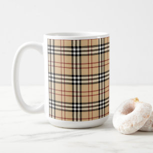 Schottisches Tartan-Muster Kaffeetasse
