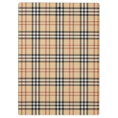 Schottisches Tartan-Muster Klemmbrett (Rückseite)