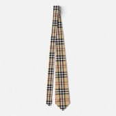 Schottisches Tartan-Muster Krawatte (Rückseite)