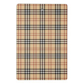 Schottisches Tartan-Muster Mini Klemmbrett (Rückseite)