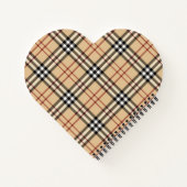 Schottisches Tartan-Muster Notizblock (Rückseite)